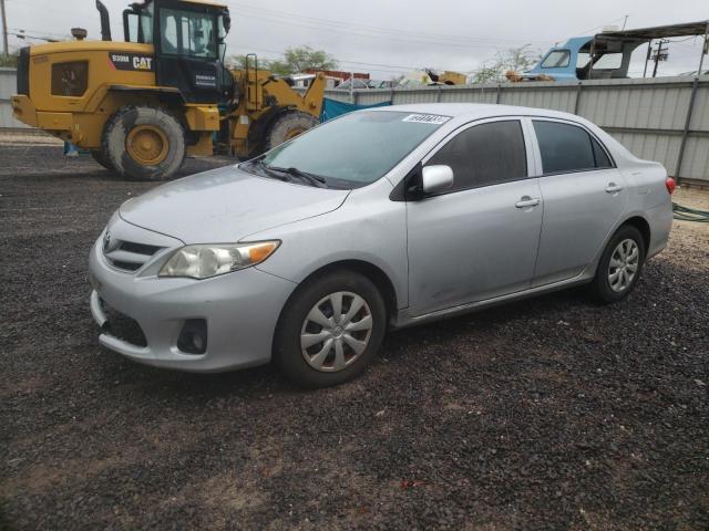 2T1BU4EE4DC060416 - 2013 TOYOTA COROLLA BASE SILVER photo 1