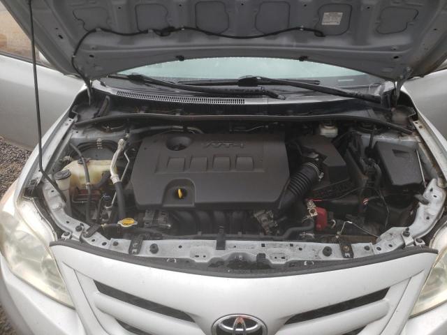 2T1BU4EE4DC060416 - 2013 TOYOTA COROLLA BASE SILVER photo 11