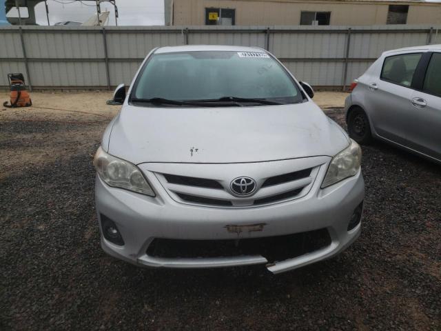2T1BU4EE4DC060416 - 2013 TOYOTA COROLLA BASE SILVER photo 5