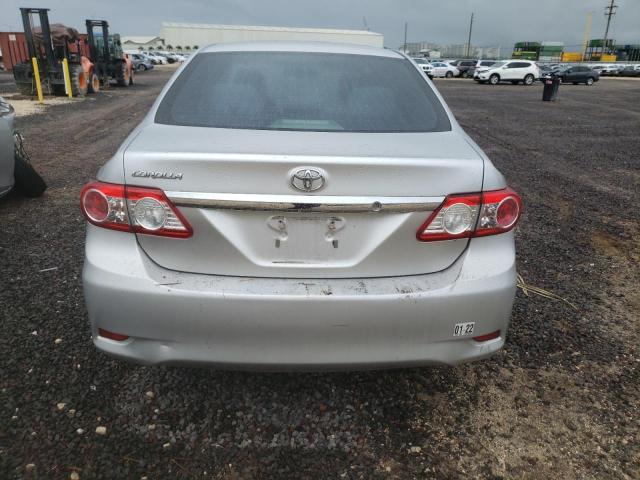 2T1BU4EE4DC060416 - 2013 TOYOTA COROLLA BASE SILVER photo 6