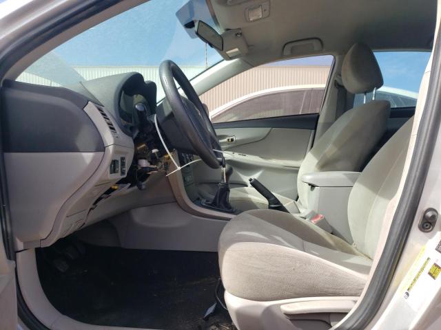 2T1BU4EE4DC060416 - 2013 TOYOTA COROLLA BASE SILVER photo 7