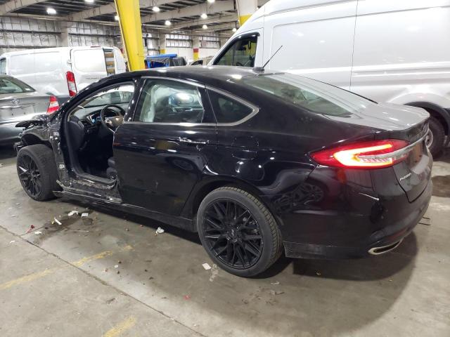 3FA6P0T92JR150859 - 2018 FORD FUSION SE BLACK photo 2