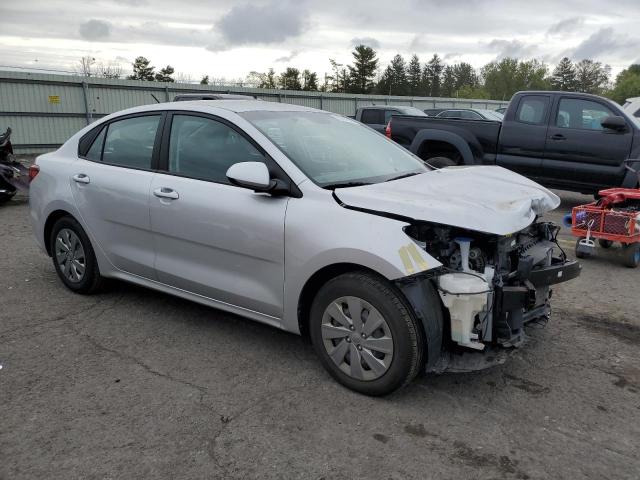 3KPA24ADXLE307730 - 2020 KIA RIO LX SILVER photo 4