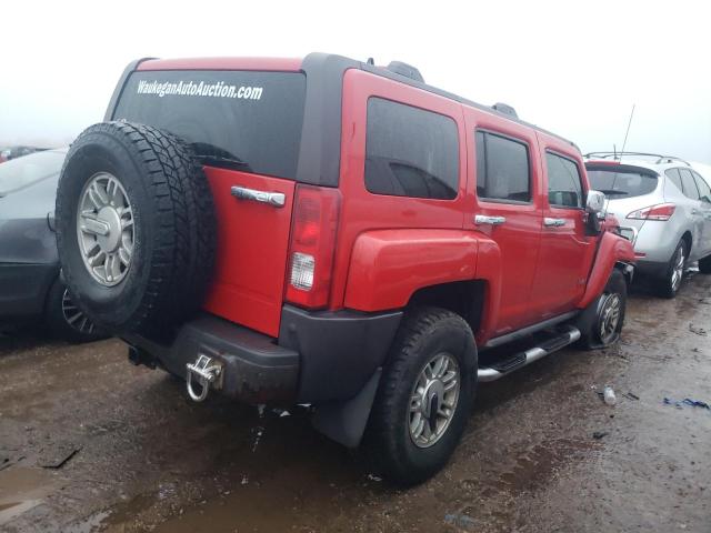 5GTDN136168103357 - 2006 HUMMER H3 RED photo 3