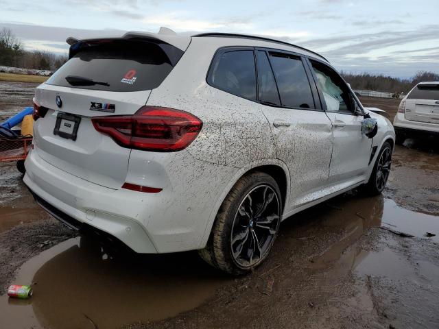 5YMTS0C04L9B82072 - 2020 BMW X3 M COMPETITION WHITE photo 3