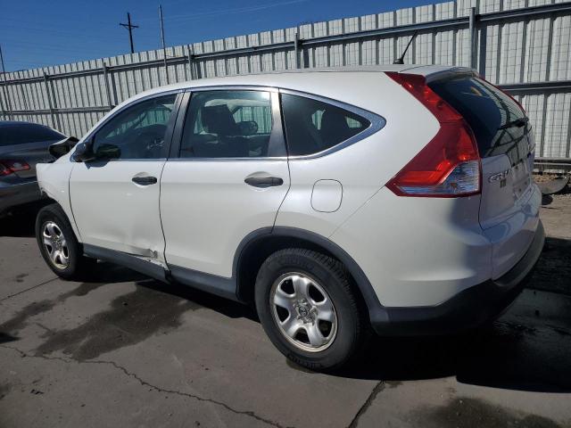 5J6RM4H3XDL026282 - 2013 HONDA CR-V LX WHITE photo 2