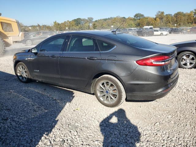 3FA6P0LU1HR270912 - 2017 FORD FUSION SE HYBRID GRAY photo 2