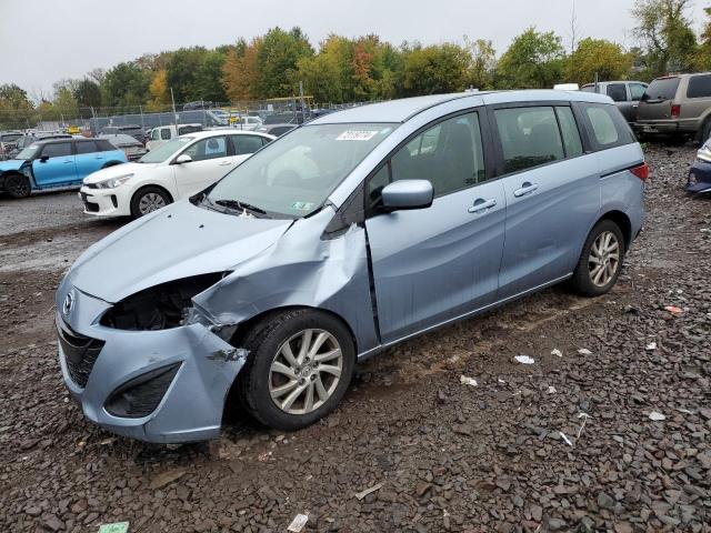 JM1CW2BL2C0111913 - 2012 MAZDA 5 BLUE photo 1