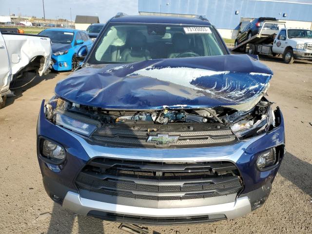 KL79MRSL7NB007012 - 2022 CHEVROLET TRAILBLAZE LT BLUE photo 5