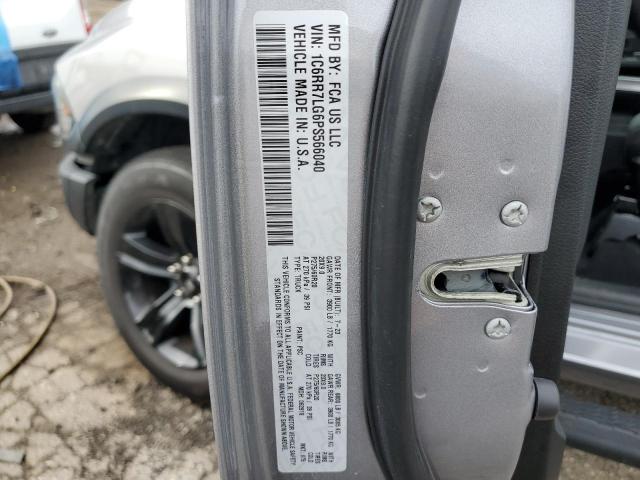 1C6RR7LG6PS566040 - 2023 RAM 1500 CLASS SLT 银色 照片 13