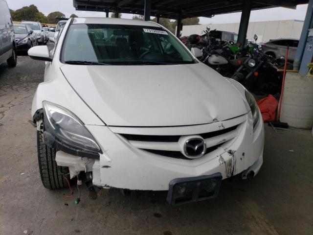 1YVHZ8CH4B5M26959 - 2011 MAZDA 6 I WHITE photo 5