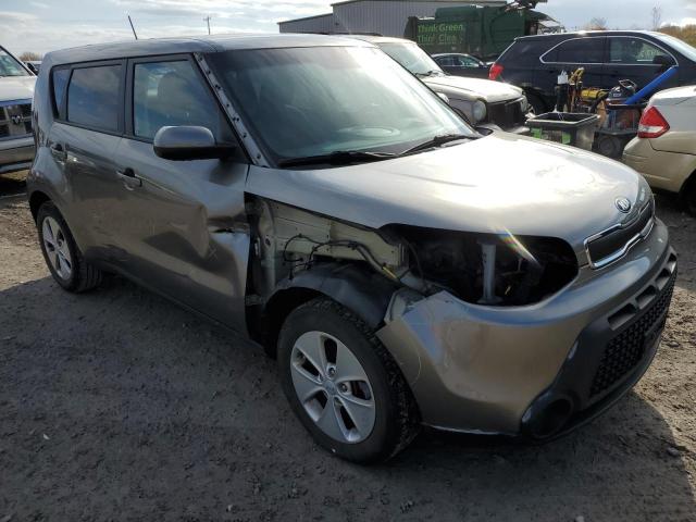 KNDJN2A27F7232547 - 2015 KIA SOUL GRAY photo 4