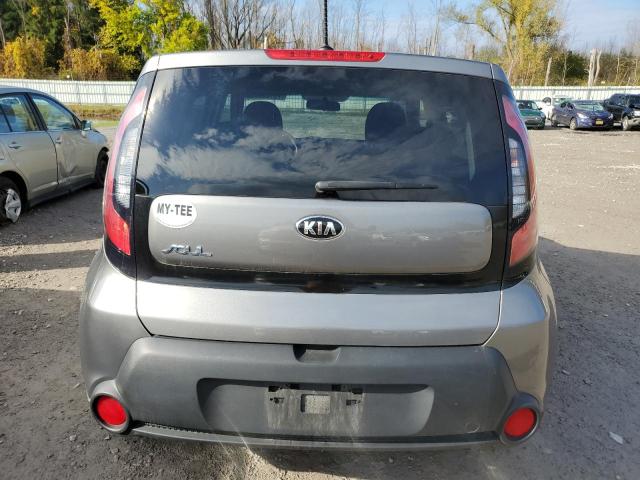 KNDJN2A27F7232547 - 2015 KIA SOUL GRAY photo 6