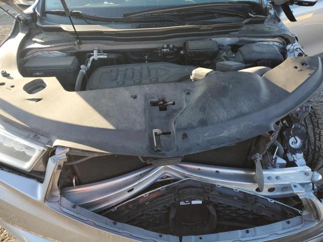 5FRYD4H50HB000686 - 2017 ACURA MDX TECHNOLOGY SILVER photo 12