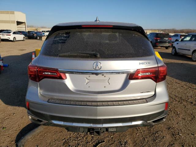 5FRYD4H50HB000686 - 2017 ACURA MDX TECHNOLOGY SILVER photo 6