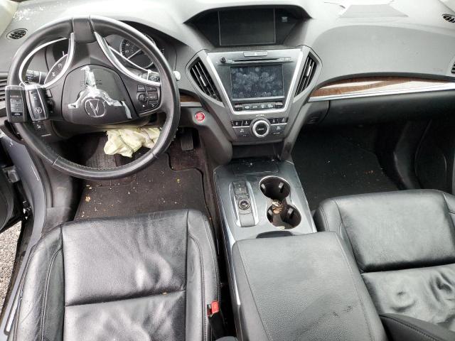 5FRYD4H50HB000686 - 2017 ACURA MDX TECHNOLOGY SILVER photo 8