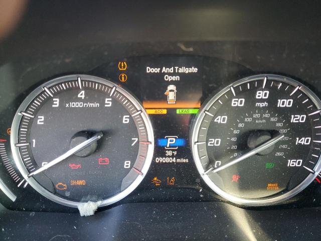 5FRYD4H50HB000686 - 2017 ACURA MDX TECHNOLOGY SILVER photo 9