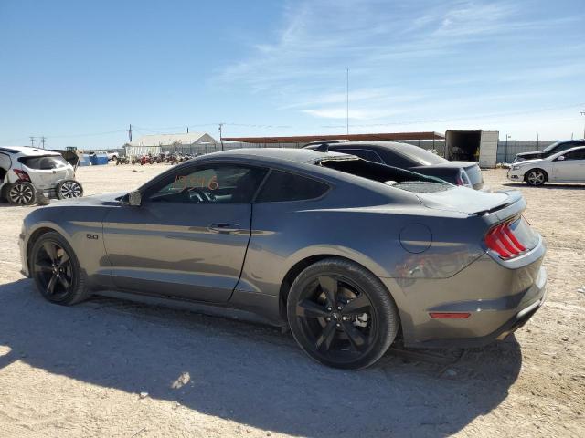 1FA6P8CF2M5137802 - 2021 FORD MUSTANG GT GRAY photo 2