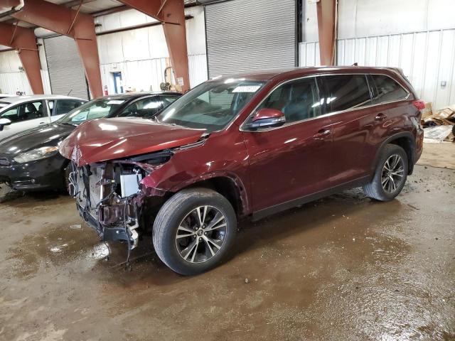 5TDBZRFH2KS733599 - 2019 TOYOTA HIGHLANDER LE BURGUNDY photo 1