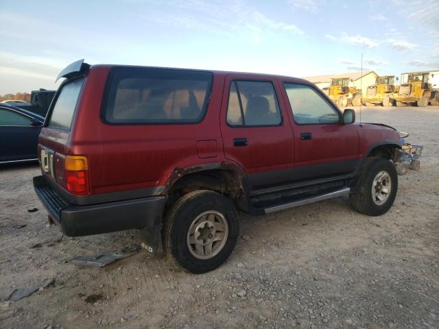 JT3VN39W4L0013214 - 1990 TOYOTA 4RUNNER VN39 SR5 RED photo 3