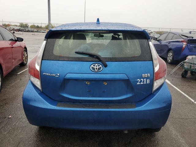 JTDKDTB35F1108476 - 2015 TOYOTA PRIUS C BLUE photo 6