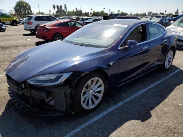 5YJSA1E21HF178650 - 2017 TESLA MODEL S ლურჯი ფოტო 1