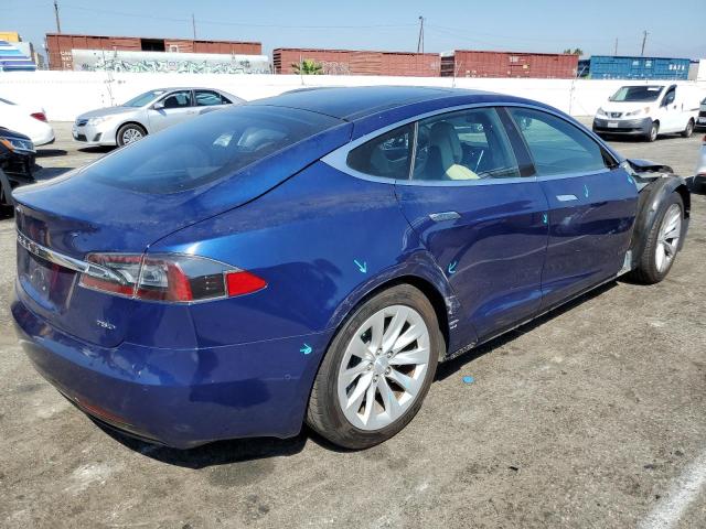 5YJSA1E21HF178650 - 2017 TESLA MODEL S ლურჯი ფოტო 3