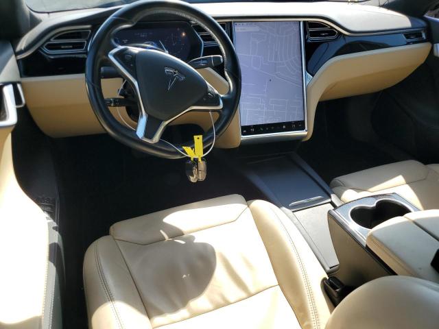5YJSA1E21HF178650 - 2017 TESLA MODEL S ლურჯი ფოტო 8