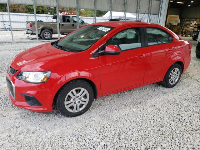 1G1JB5SH0J4110645 - 2018 CHEVROLET SONIC LS RED photo 1