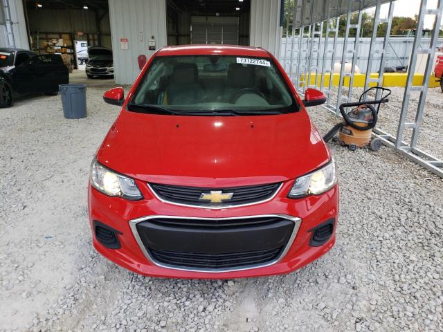 1G1JB5SH0J4110645 - 2018 CHEVROLET SONIC LS RED photo 5