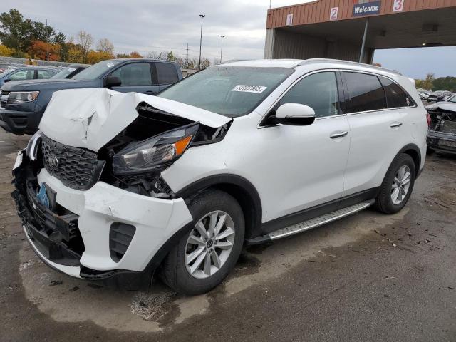 5XYPG4A34KG432520 - 2019 KIA SORENTO L WHITE photo 1