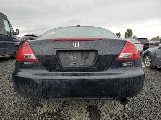 1HGCM726X7A000668 - 2007 HONDA ACCORD EX BLACK photo 6