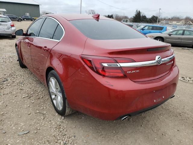 2G4GN5EX1F9125795 - 2015 BUICK REGAL PREMIUM RED photo 3