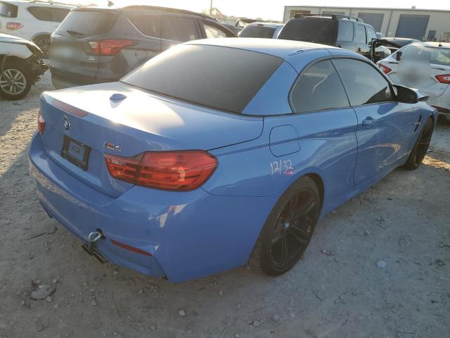 WBS3U9C57FP967856 - 2015 BMW M4 BLUE photo 3