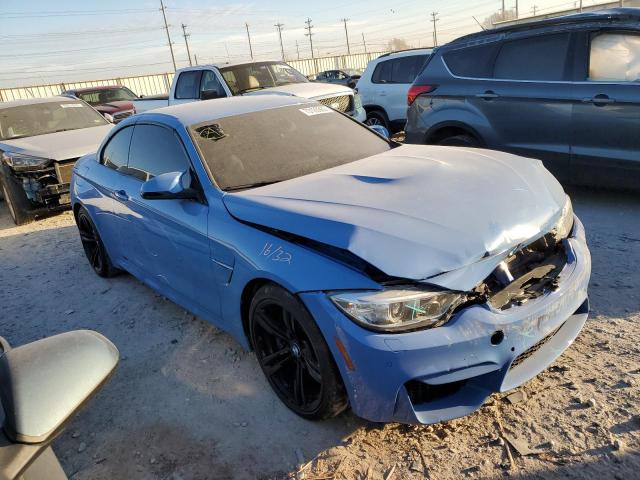 WBS3U9C57FP967856 - 2015 BMW M4 BLUE photo 4