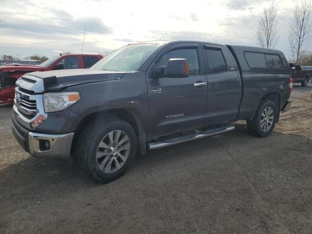5TFUY5F18GX497968 - 2016 TOYOTA TUNDRA DOUBLE CAB SR/SR5 GRAY photo 1