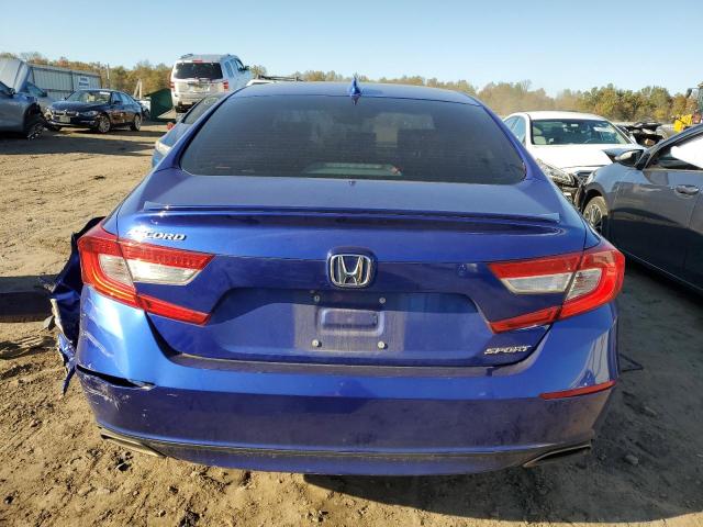 1HGCV1F38JA152207 - 2018 HONDA ACCORD SPORT BLUE photo 6