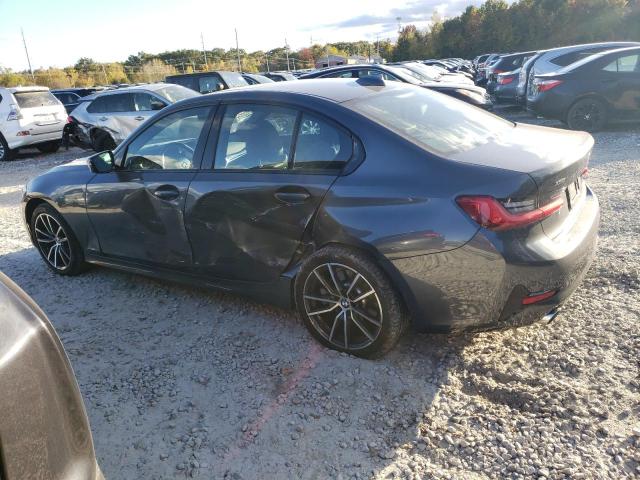 3MW5R7J04M8B98397 - 2021 BMW 330XI GRAY photo 2