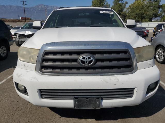 5TDZY5G18AS023360 - 2010 TOYOTA SEQUOIA SR5 WHITE photo 5