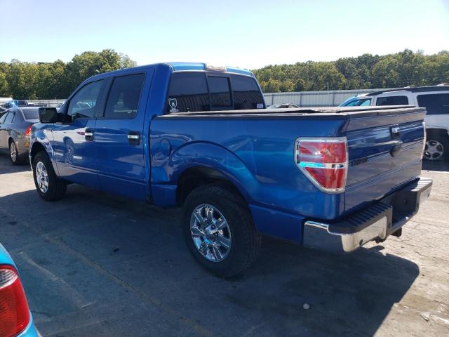 1FTFW1ET1BFB43346 - 2011 FORD F150 SUPERCREW BLUE photo 2