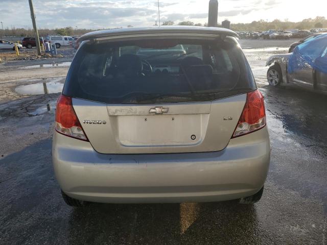 KL1TD66628B082627 - 2008 CHEVROLET AVEO BASE Gümüş foto 6