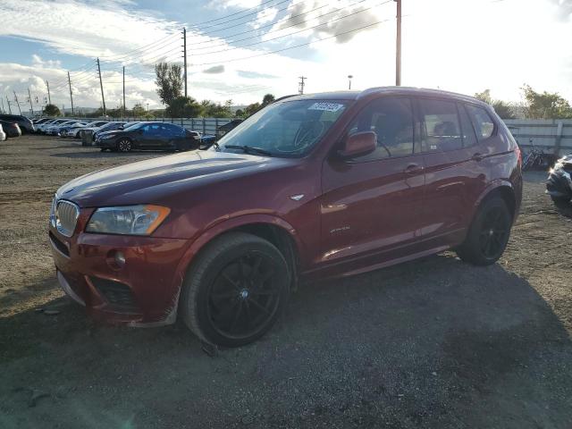 5UXWX7C51E0E81911 - 2014 BMW X3 XDRIVE35I RED photo 1