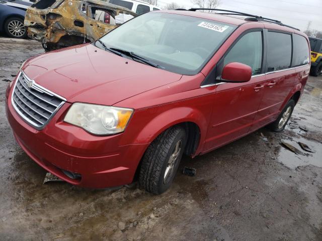 2A8HR54P08R782260 - 2008 CHRYSLER TOWN AND C TOURING RED photo 1