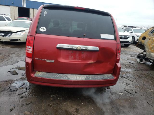 2A8HR54P08R782260 - 2008 CHRYSLER TOWN AND C TOURING RED photo 6