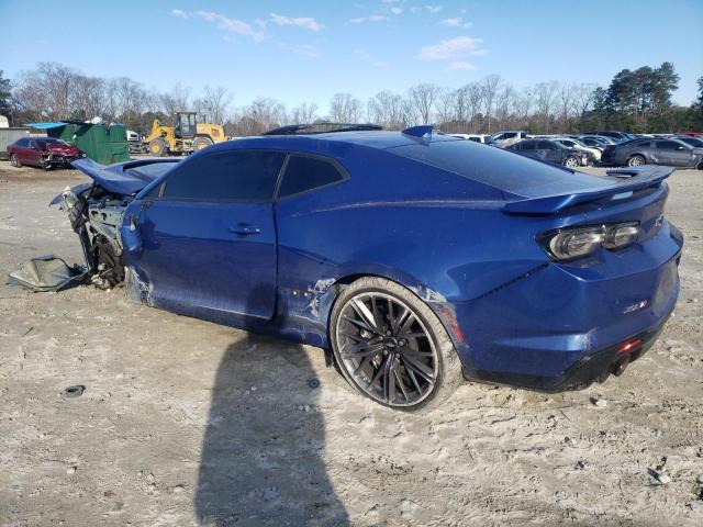 1G1FK1R60K0135671 - 2019 CHEVROLET CAMARO ZL1 BLUE photo 2