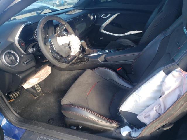 1G1FK1R60K0135671 - 2019 CHEVROLET CAMARO ZL1 BLUE photo 7