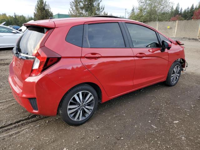 3HGGK5H80FM711074 - 2015 HONDA FIT EX RED photo 3