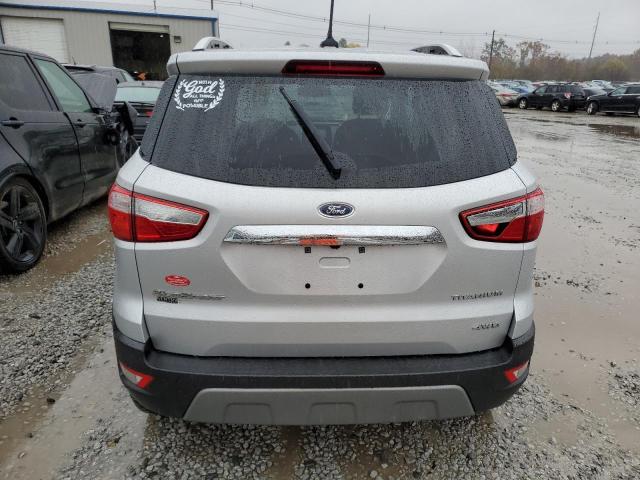 MAJ6P1WL9JC186415 - 2018 FORD ECOSPORT TITANIUM SILVER photo 6