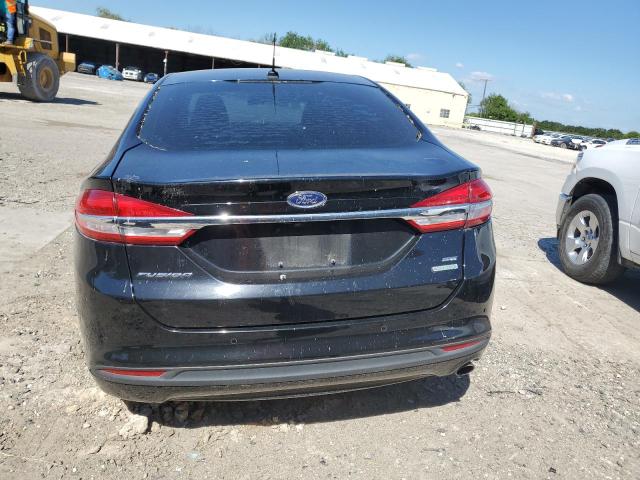 3FA6P0HD3HR311968 - 2017 FORD FUSION SE BLACK photo 6