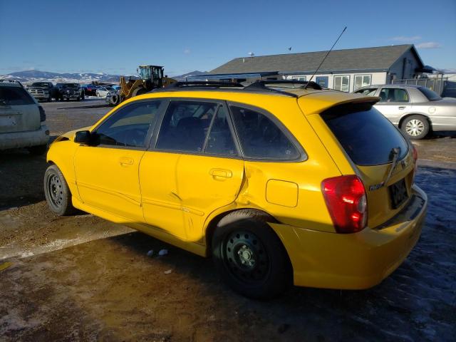 JM1BJ246121523122 - 2002 MAZDA PROTEGE PR5 YELLOW photo 2